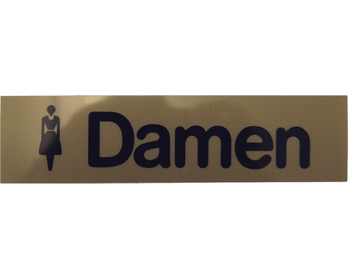 Deurbordje voor vrouwen, 160x40 mm