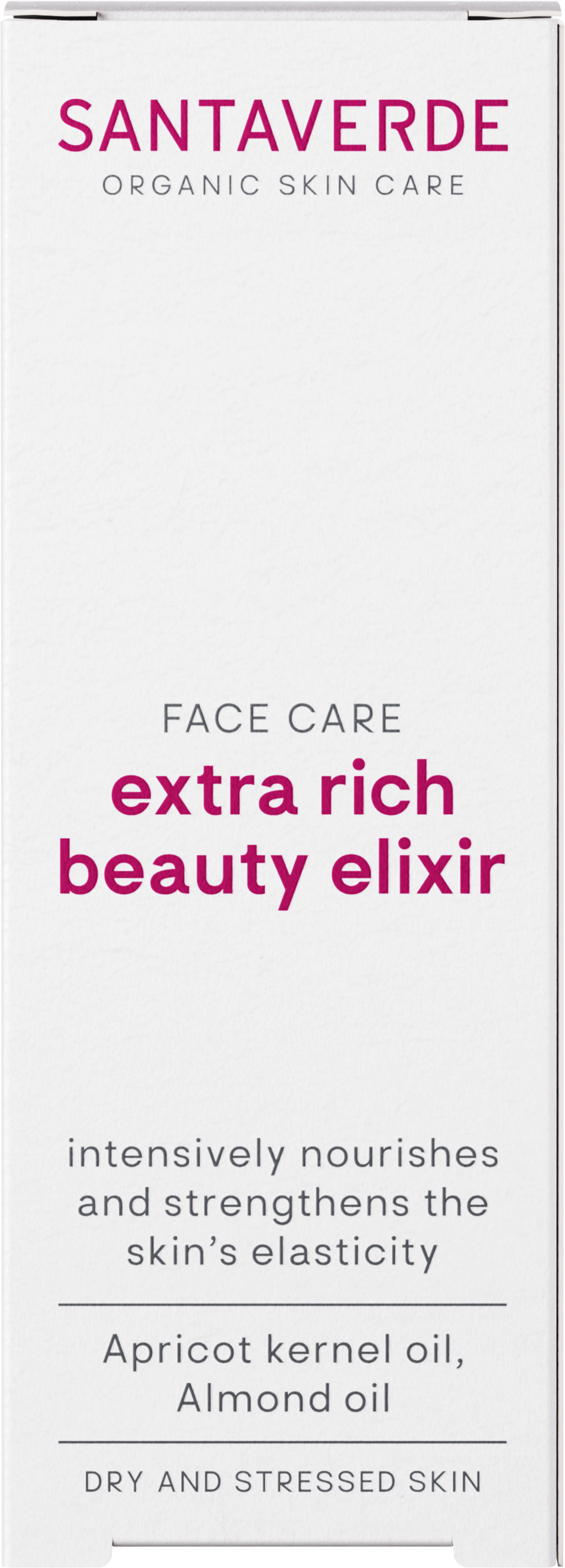 SANTAVERDE  FACE CARE extra rich beauty elixir, 30 ml