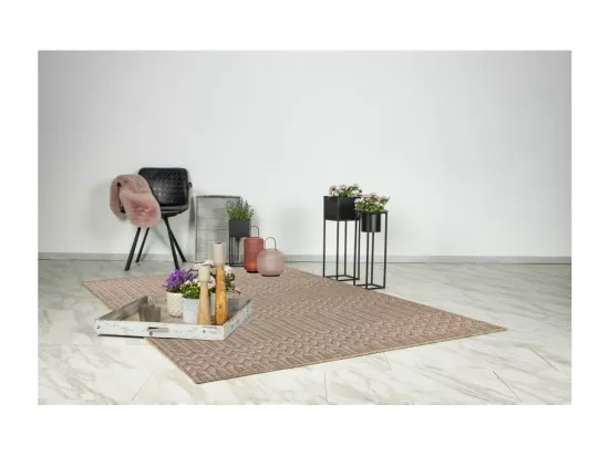 Tapis 150x80 cm – Design C103A coloris naturel – Élégance et douceur pour votre intérieur