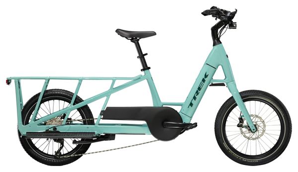 Vélo Cargo Longtail Électrique Trek Fetch  2 Shimano Deore 10V 500Wh 20'' Vert Sauge