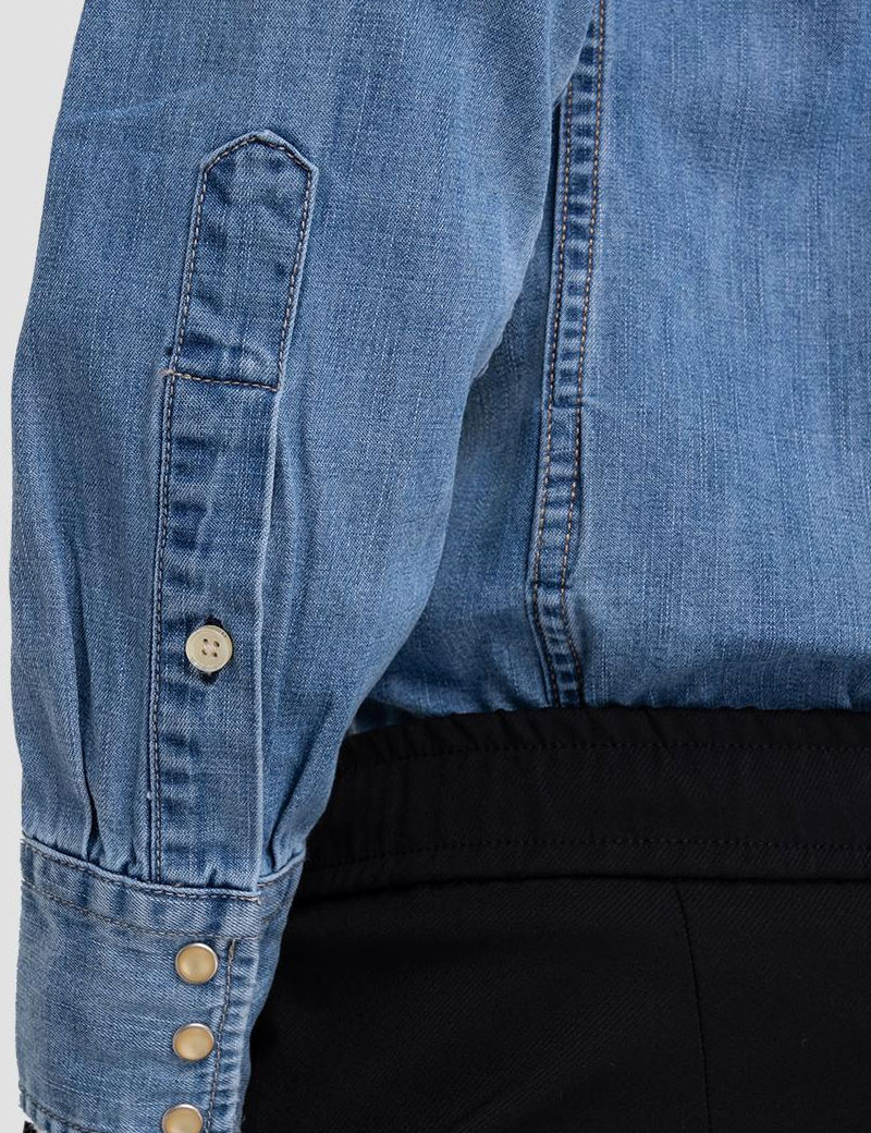 REPLAY CHEMISE HOMME DENIM BLEU CLAIR