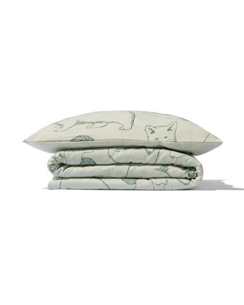 housse de couette enfant - 120x150 - flanelle - ours