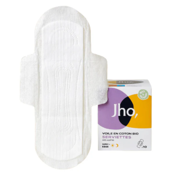 Jho Serviettes Super+ Jour & Nuit 1 boite = 10 serviettes