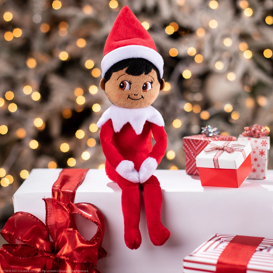 Elf on the Shelf The Elf on the Shelf® Elf Plushee Pals® Snuggler Junge Braune Augen 1