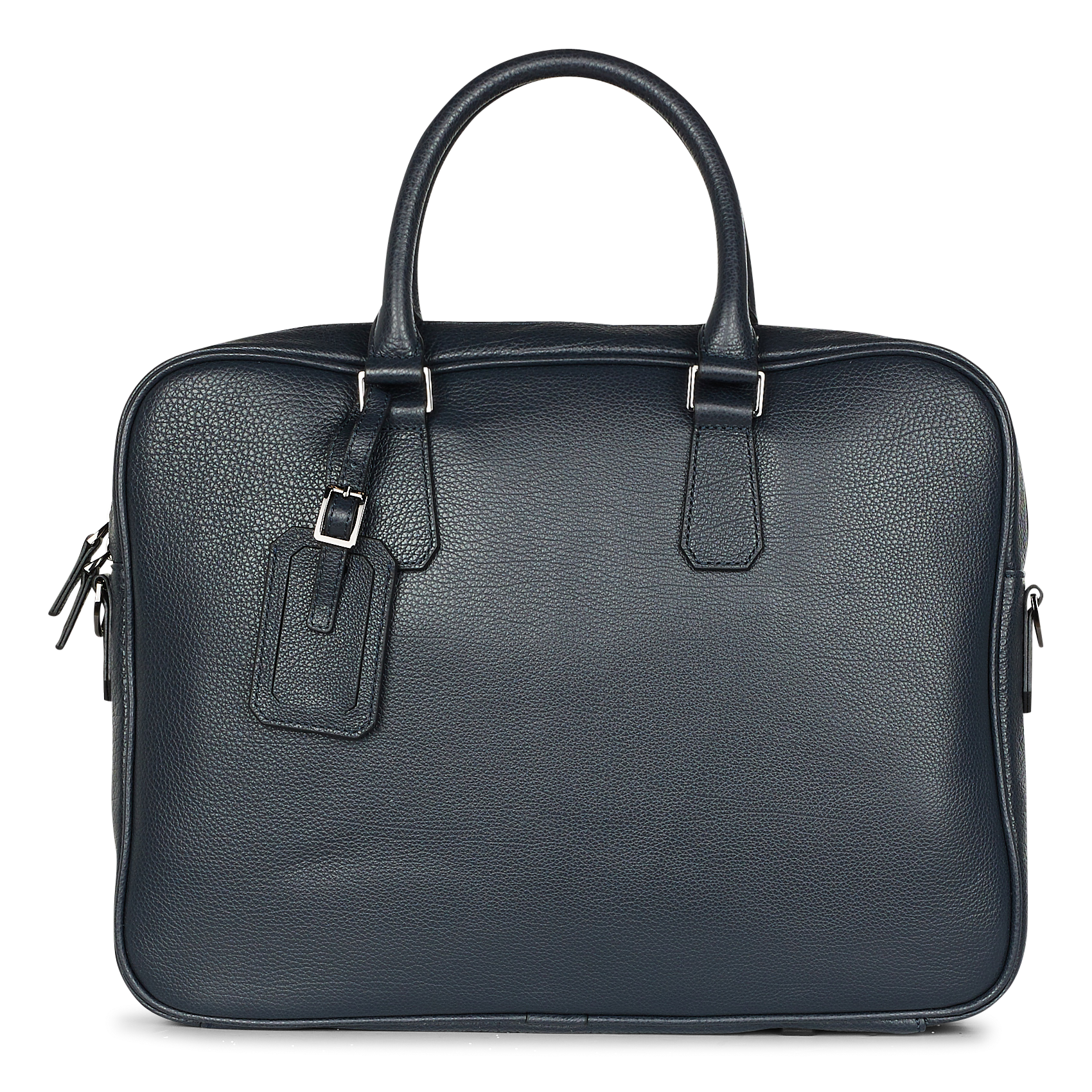 Sac d'ordinateur en cuir | Bleu