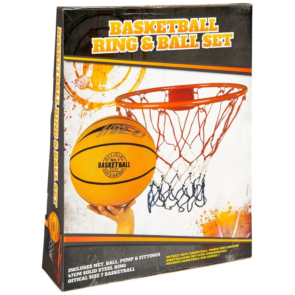 Basketballkorb und Ball-Set