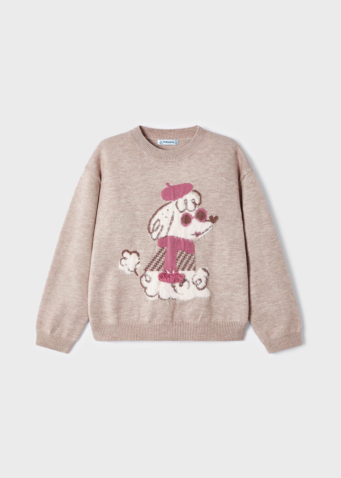 Camisa Intarsia para meninas