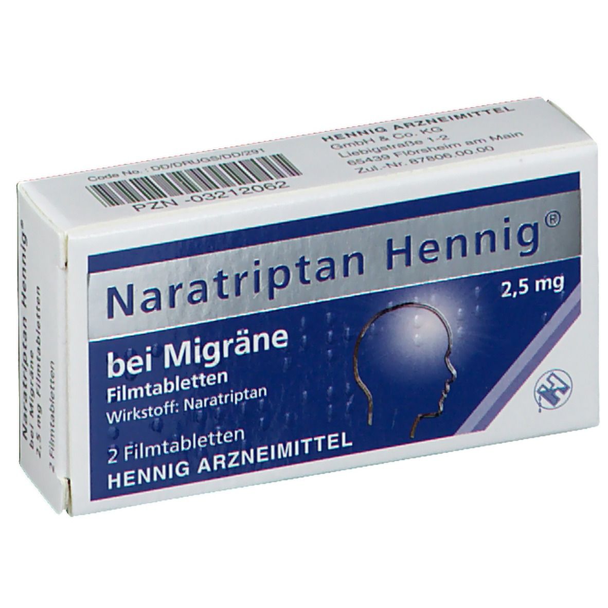 Naratriptan Hennig® 2,5mg bei Migräne