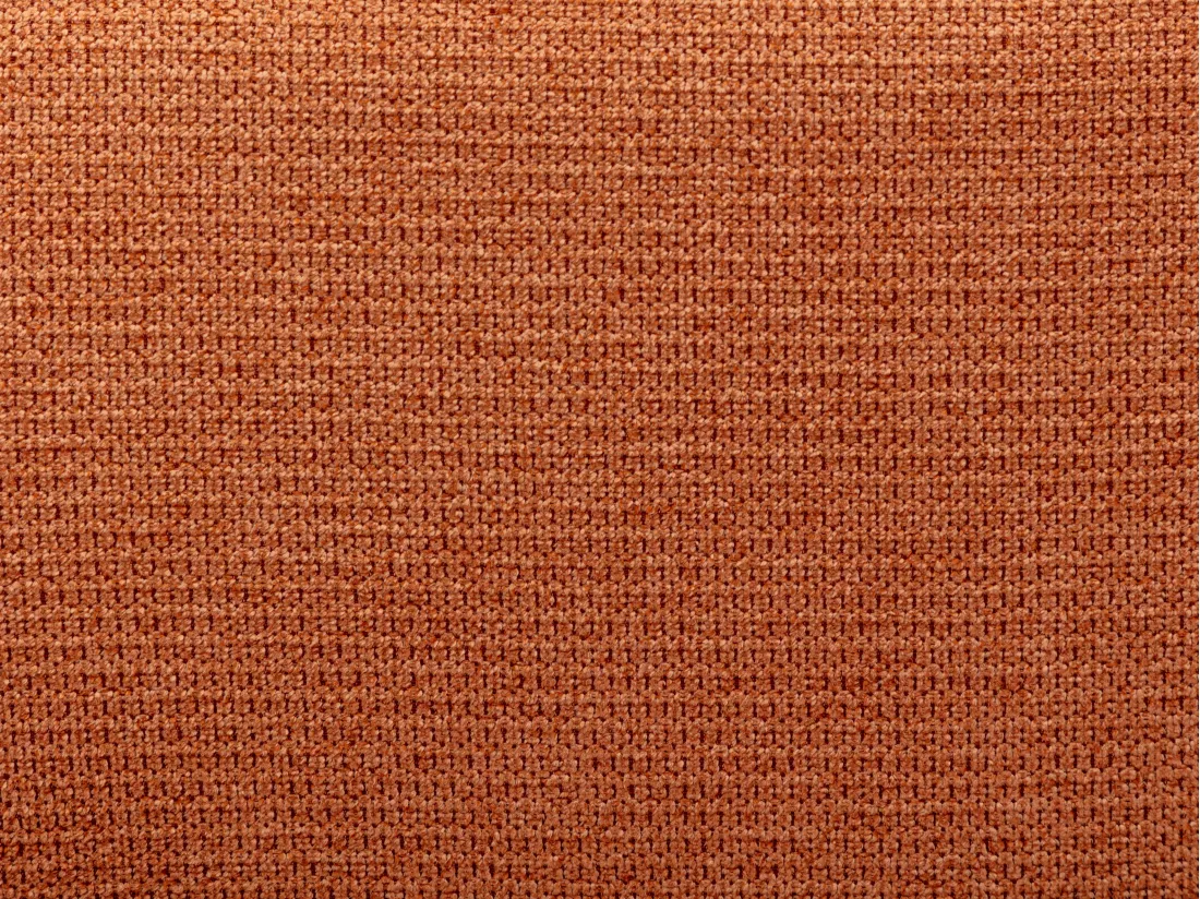 Canapé 2 places en tissu terracotta OSSANA