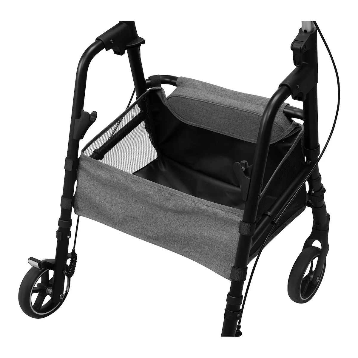 Playcare - Gehhilfe W04 mit Sitztasche, klappbar - grau