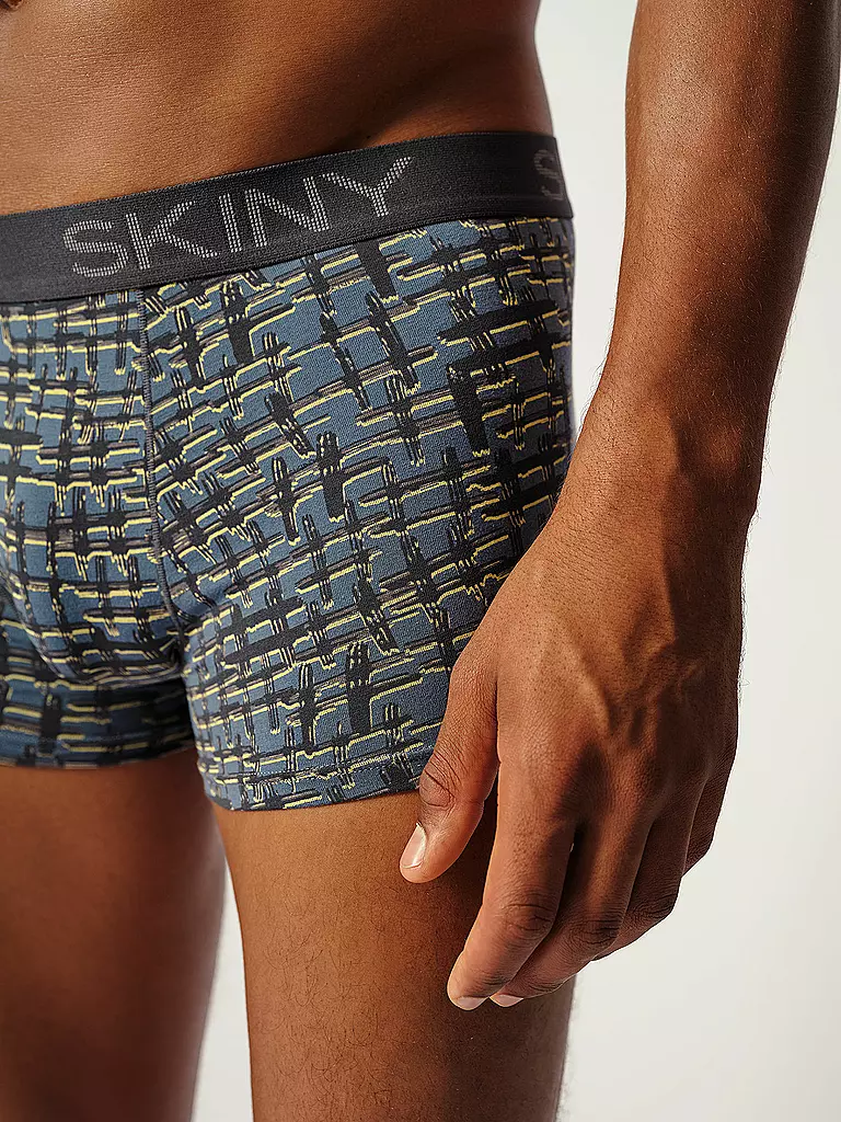 SKINY Pants 2er Pkg. beink check selection petrol