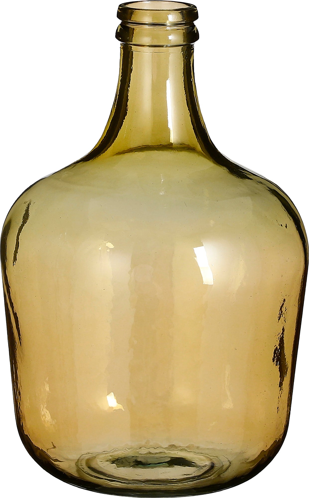 Mica Decorations fles Diego geel D 27 H 42 cm