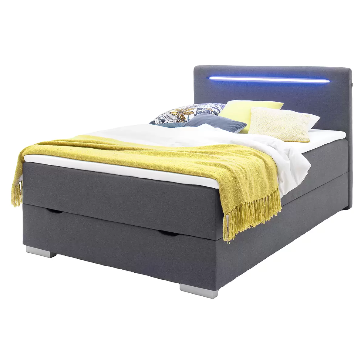 Boxspringbett Las Vegas I 140x200 Anthrazit