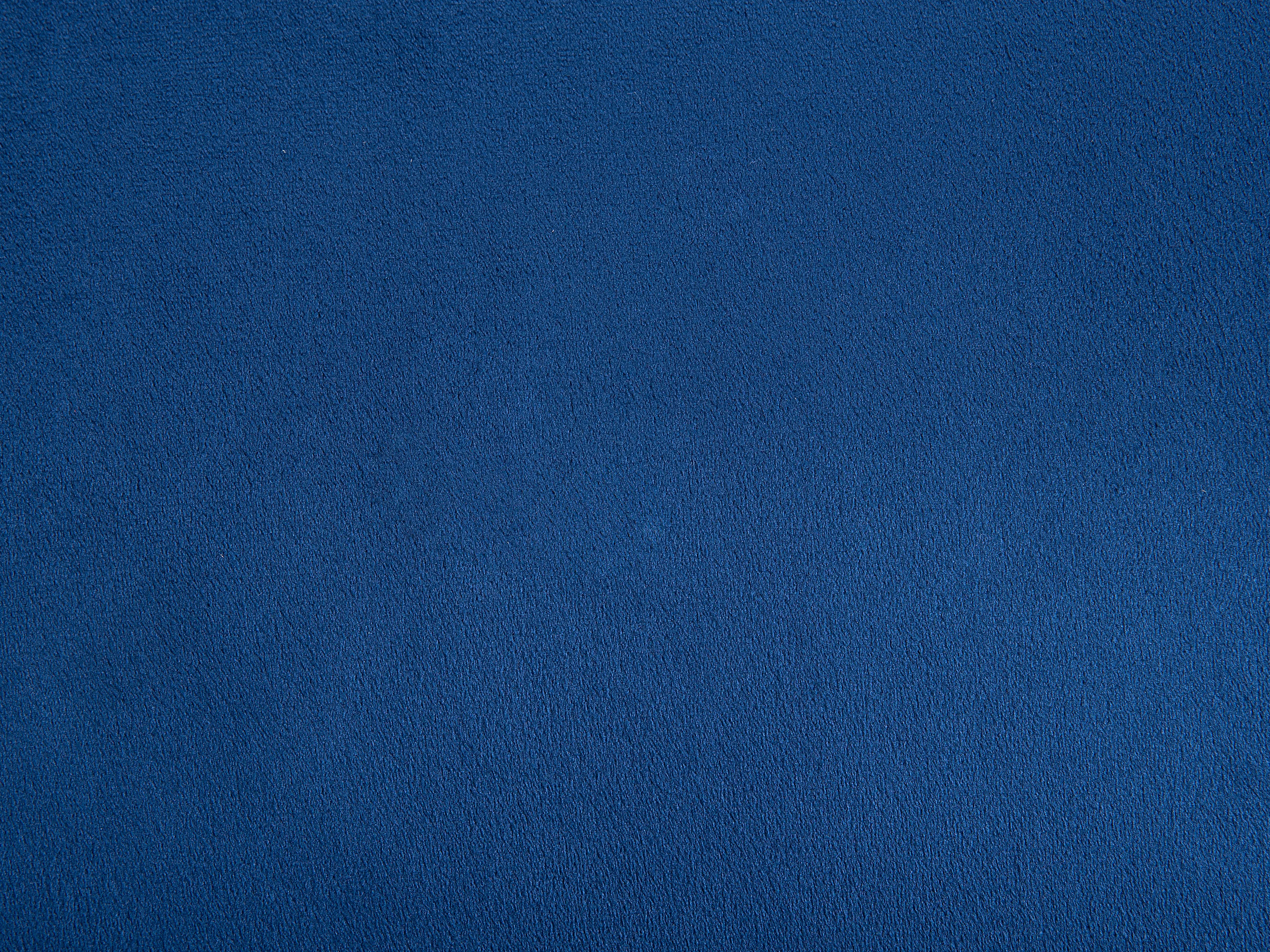 Linkszijdige chaise longue BIARRITZ Fluweel Marineblauw