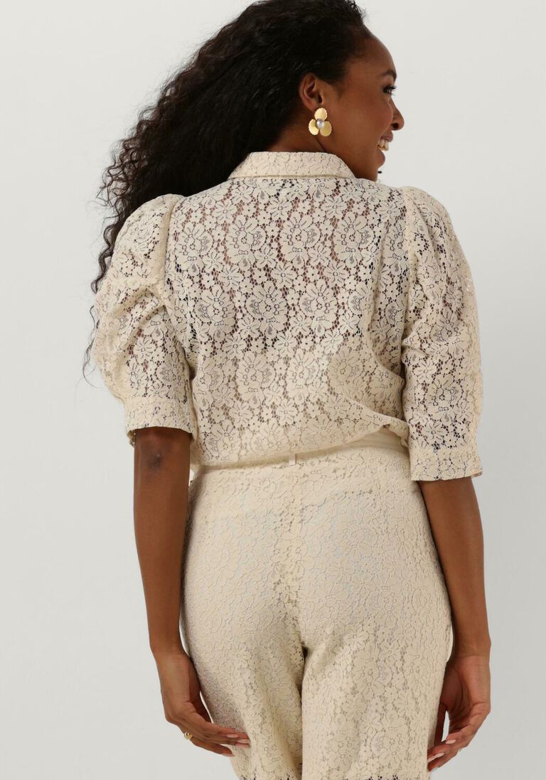 LOLLYS LAUNDRY ecru lollys laundry top bonoll shirt ss