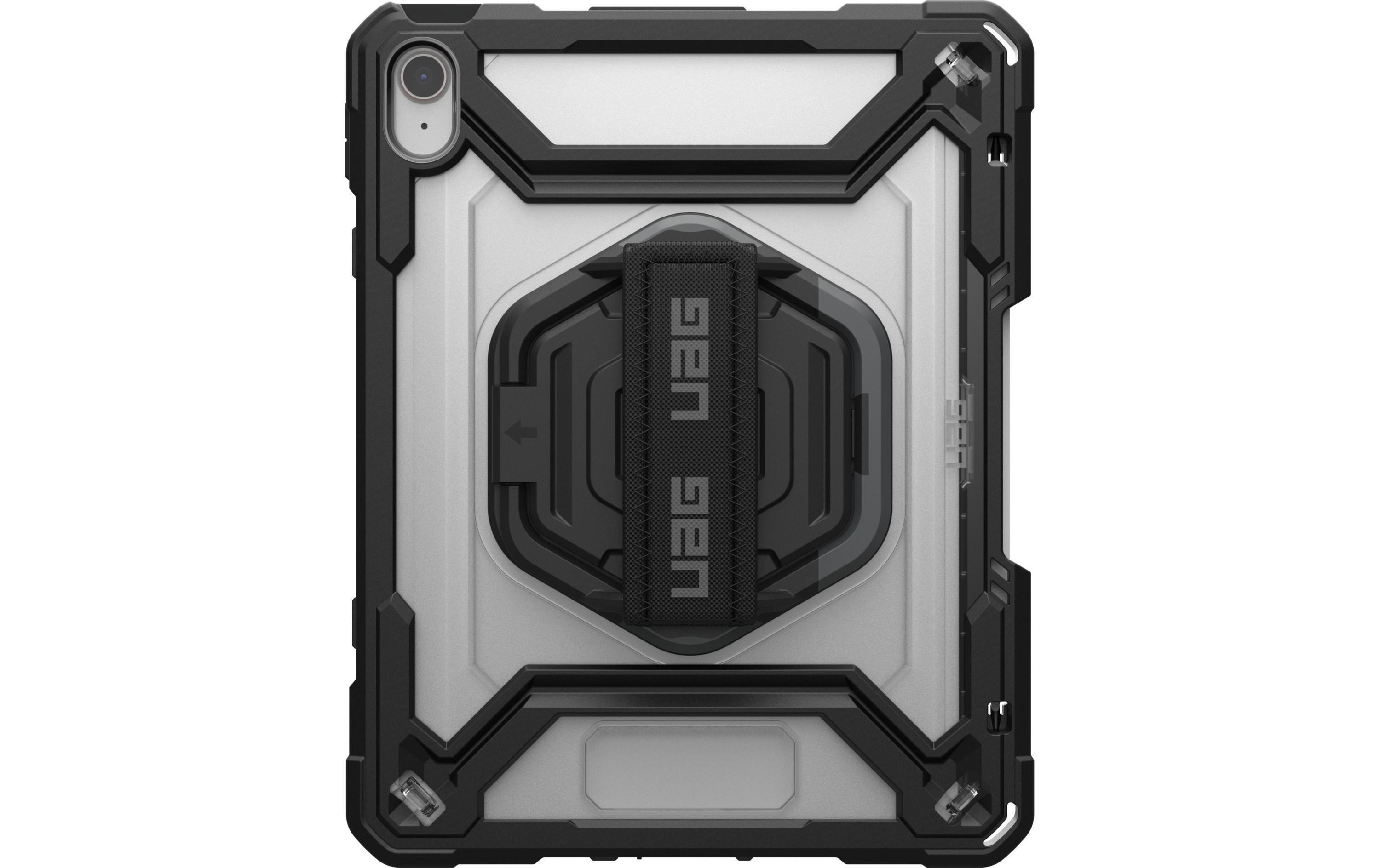 Tablet Back Cover Plasma iPad 10th Gen. Ice/BlackRobuste Tablet-Schutzhülle mit Handschlaufe für das Apple iPad 10th Gen.