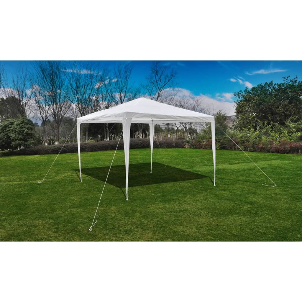 Gazebo de jardim vidaXL com teto piramidal 3x3 m