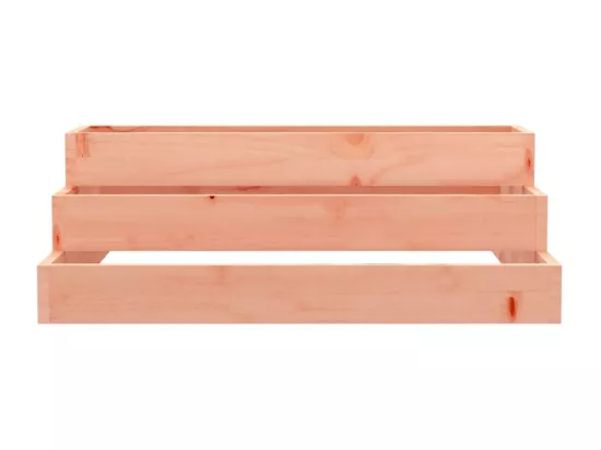 Jardinière bac lit surélevé bois marron 80 x 80 x 27 cm 02_0037895