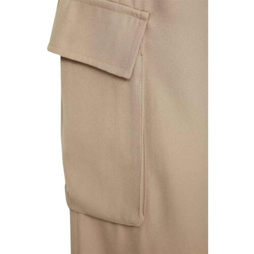 Vila - VIWINNIE LADY WIDE HW CARGO PANTS Beige