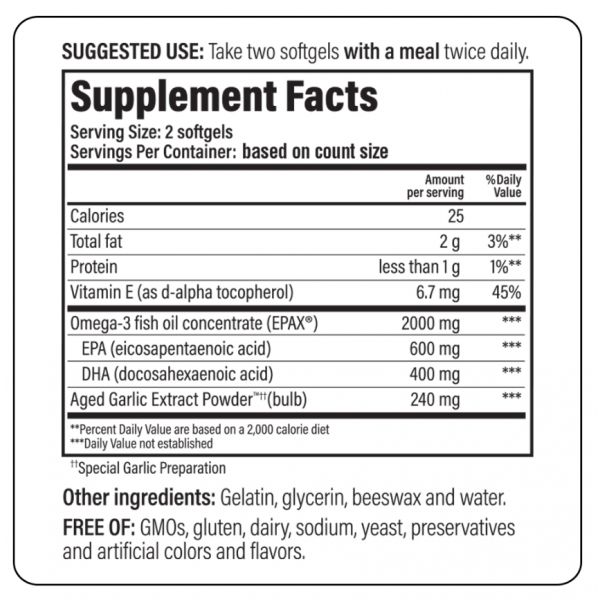 Kyolic Omega 3 90 Cápsulas