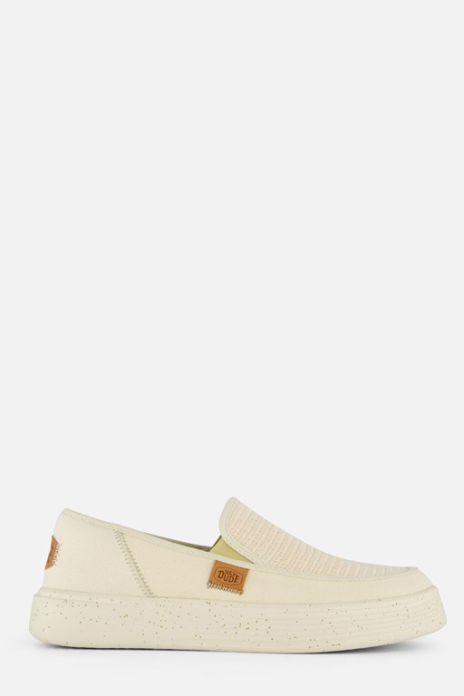 HEYDUDE Sunapee Instappers beige Katoen