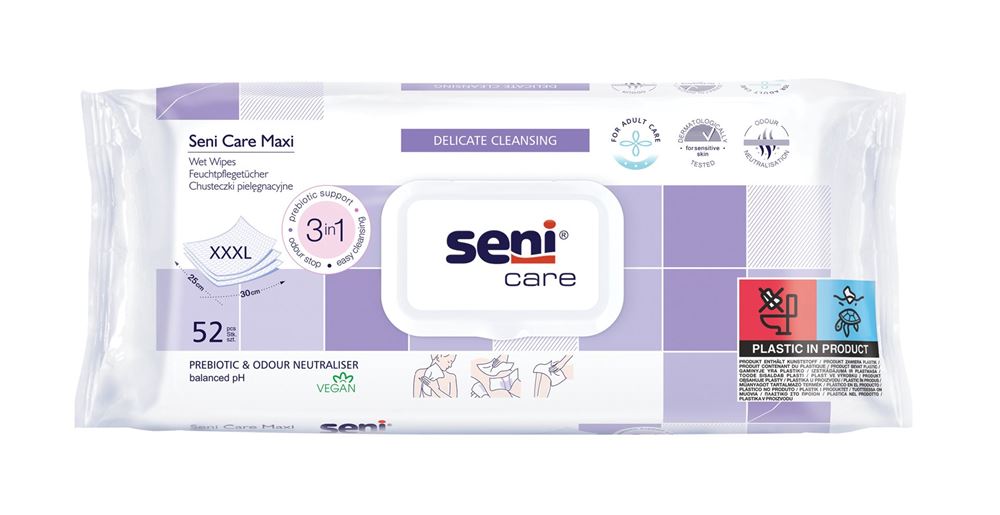 Seni Care Feuchttücher XXXL Maxi Btl 52 Stk