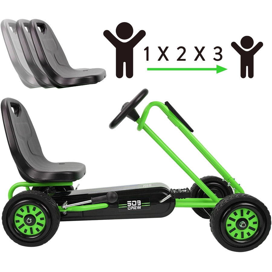509 Crew  Rocket Kids Go-Kart Green