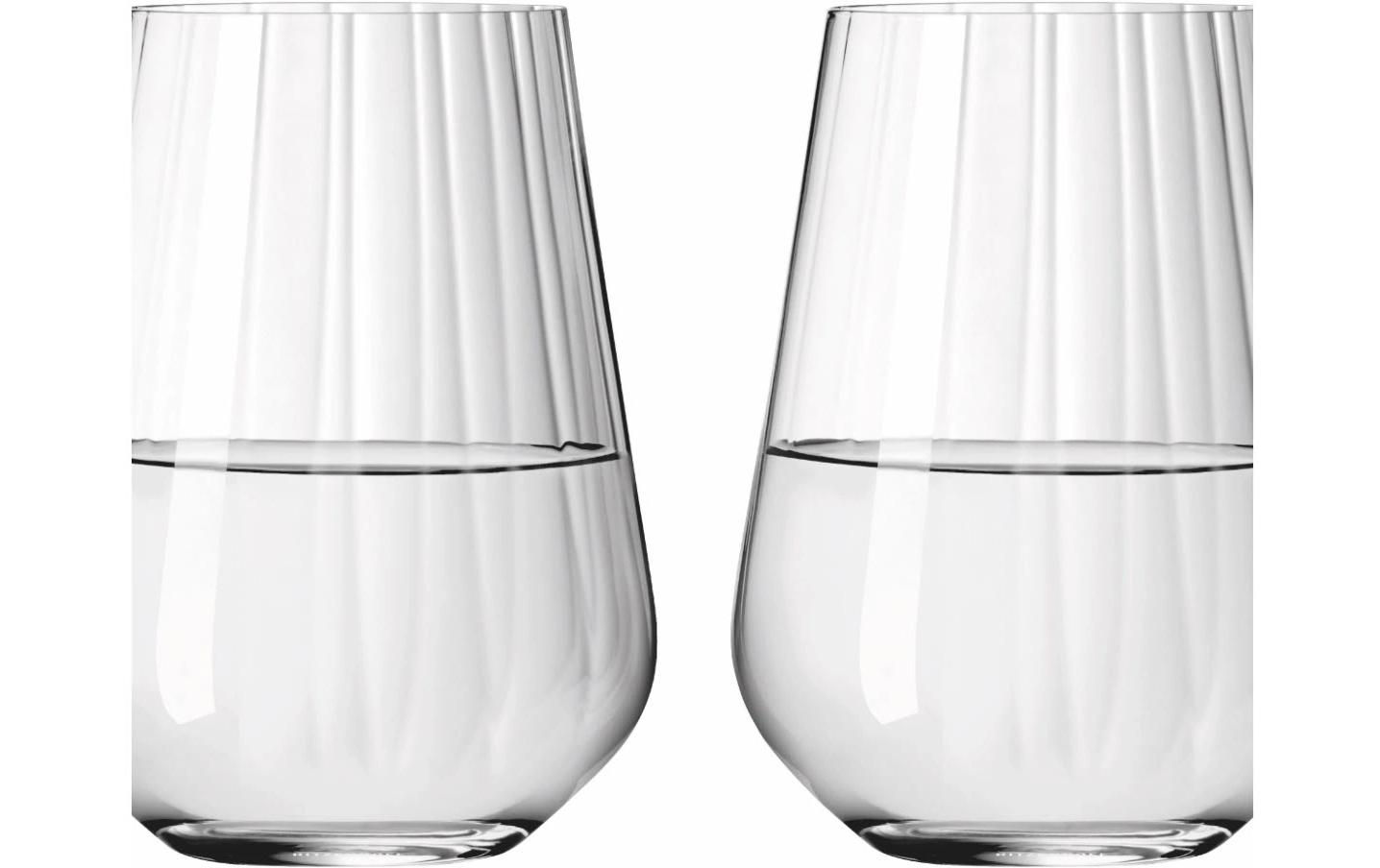 Trinkglas Sternenschliff No 2. 540 ml, 2 Stück, TransparentWasserglas-Set