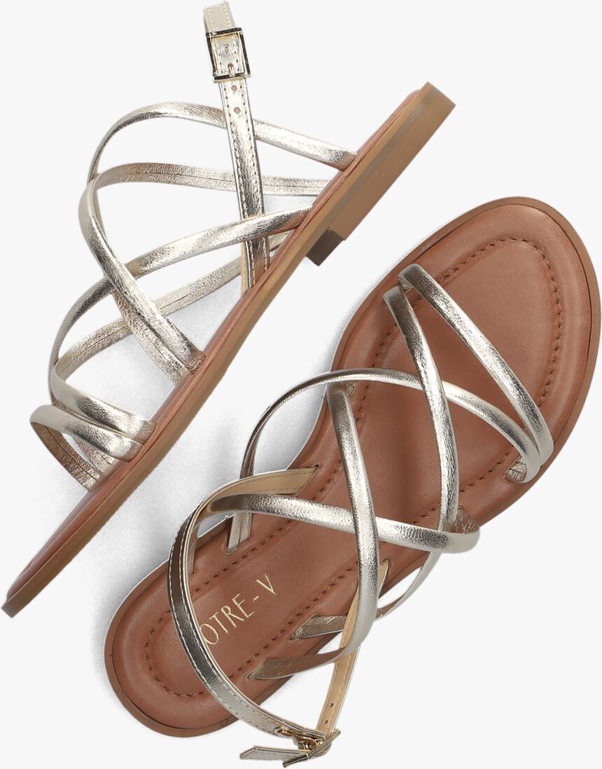 NOTRE-V gouden notre-v sandalen 22637