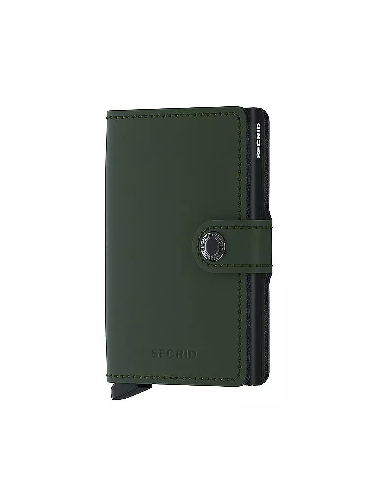SECRID Geldbörse - Miniwallet Matte Mini Green/Black dunkelgrün