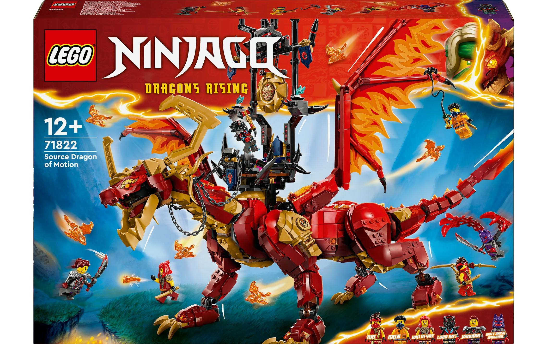 LEGO® Spielbausteine »Ninjago Quelldrache der Bewegung 71822«