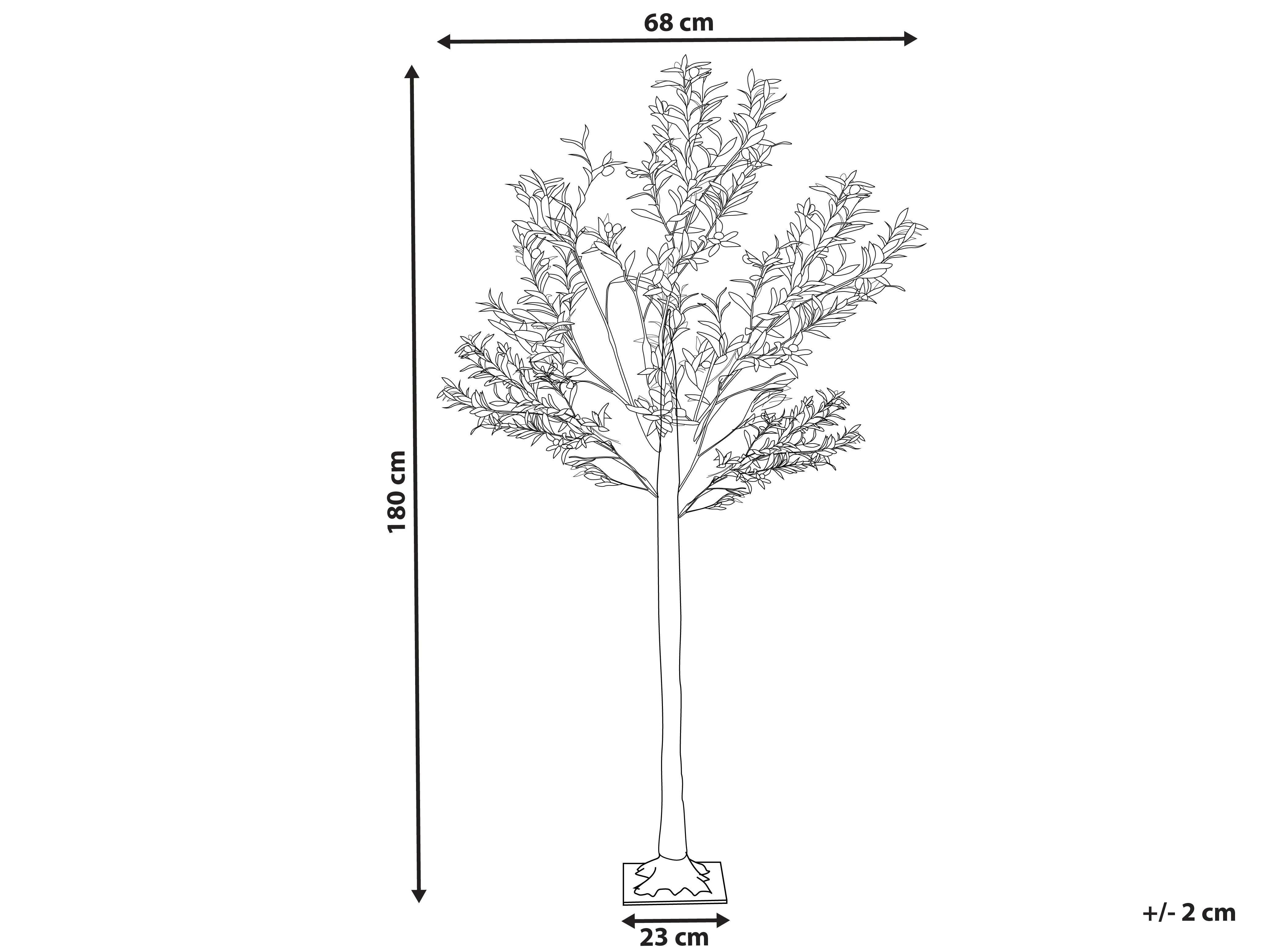 Buitendecoratie LED CELIONI Boom 180 cm Groen