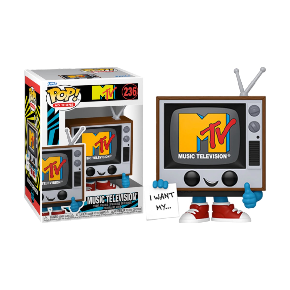 Funko MTV actionfigur (Logo)