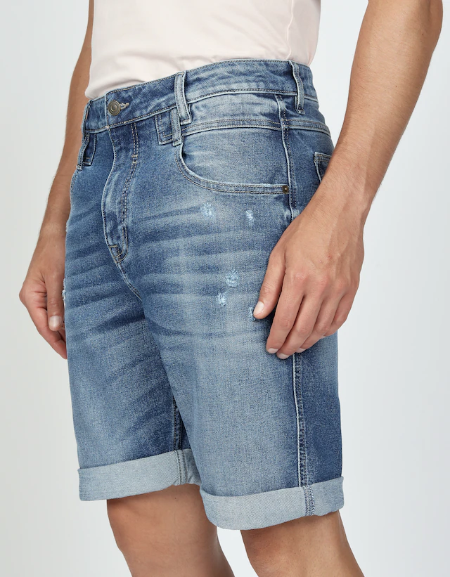 GANG Jeansshorts »94MARCO«, mit Doppelbunddetail, Relaxed Fit