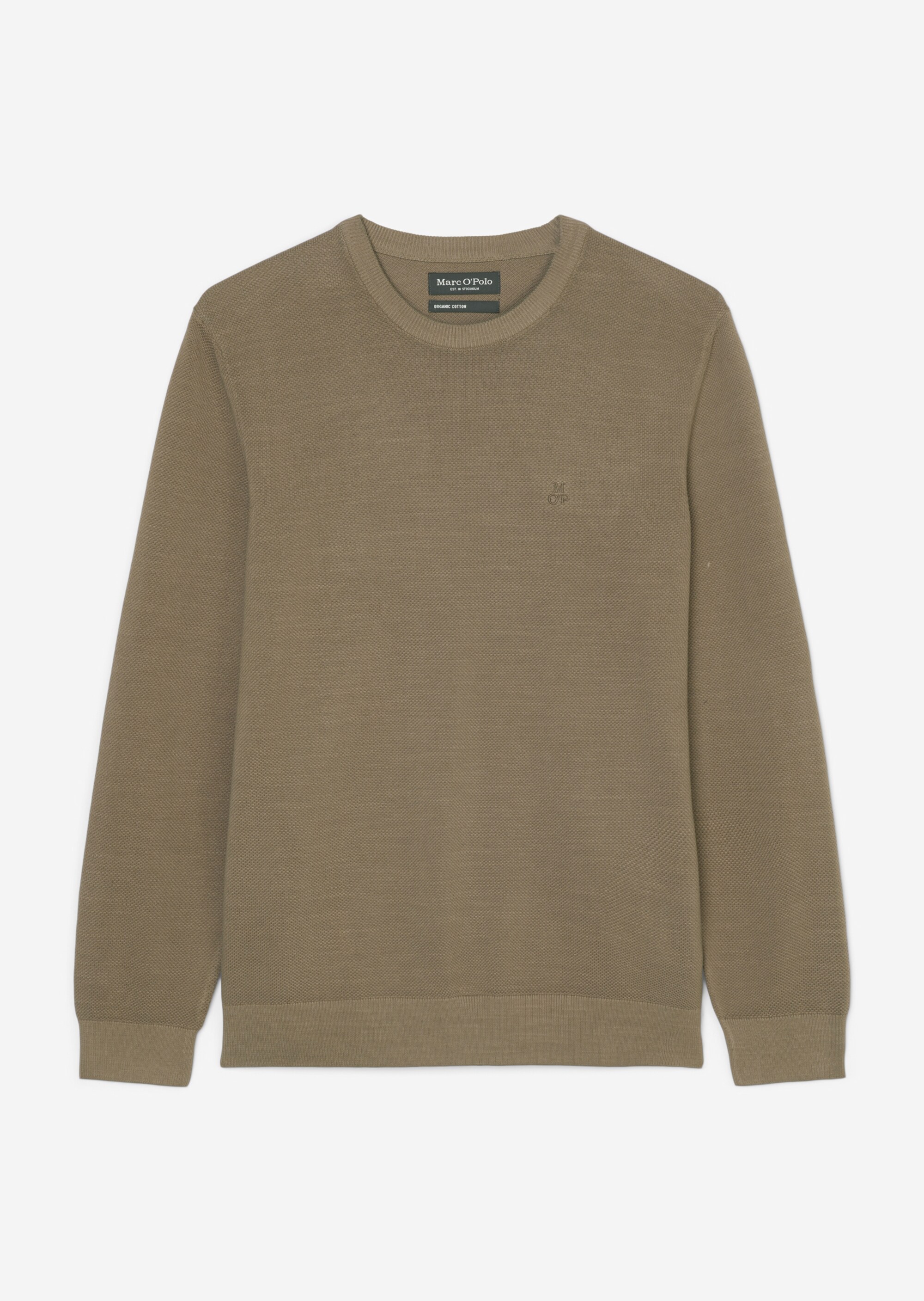 Pullover regular mit feiner Piqué-Struktur