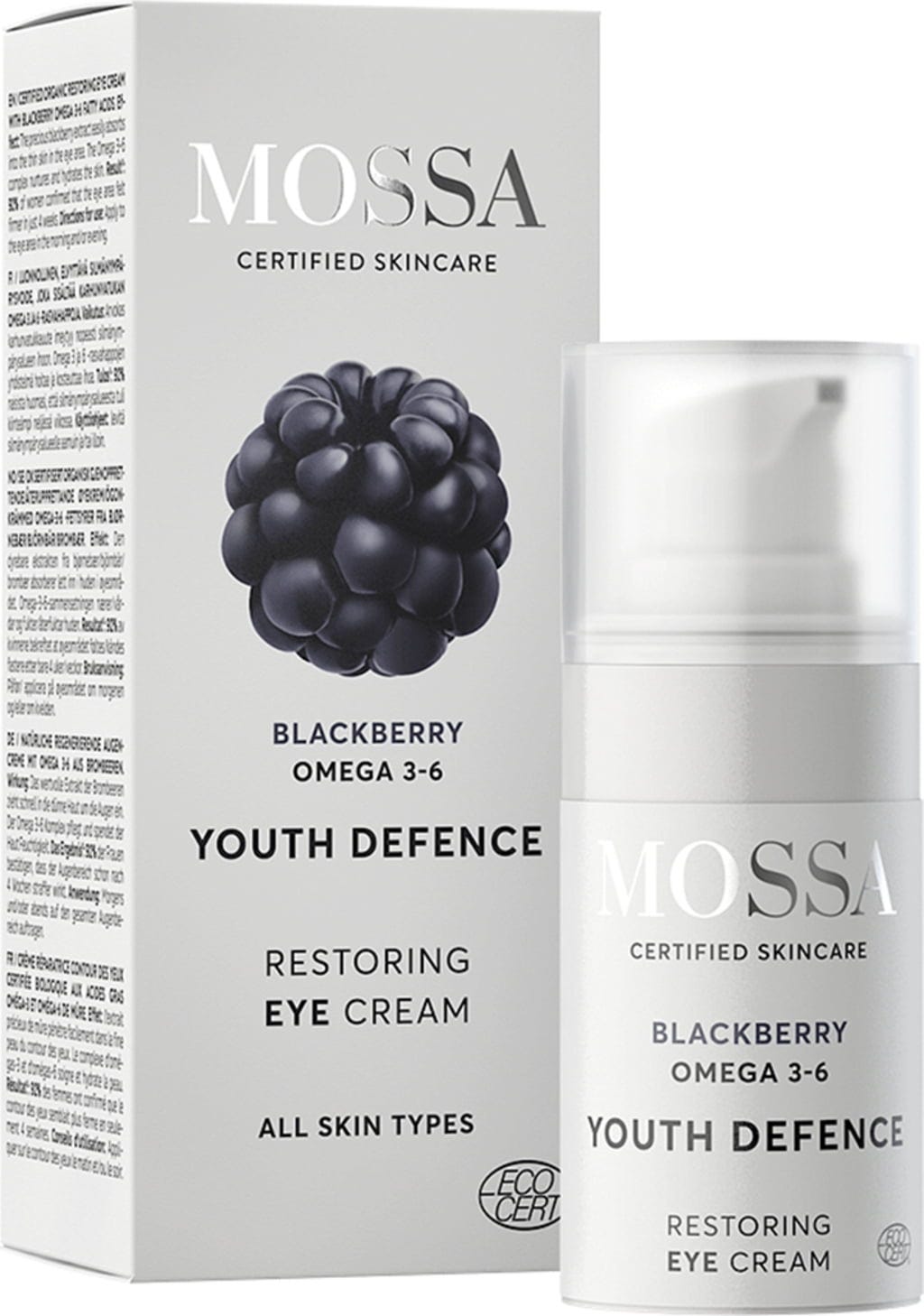 MOSSA  Youth Defence Restoring Eye Cream, 15 ml