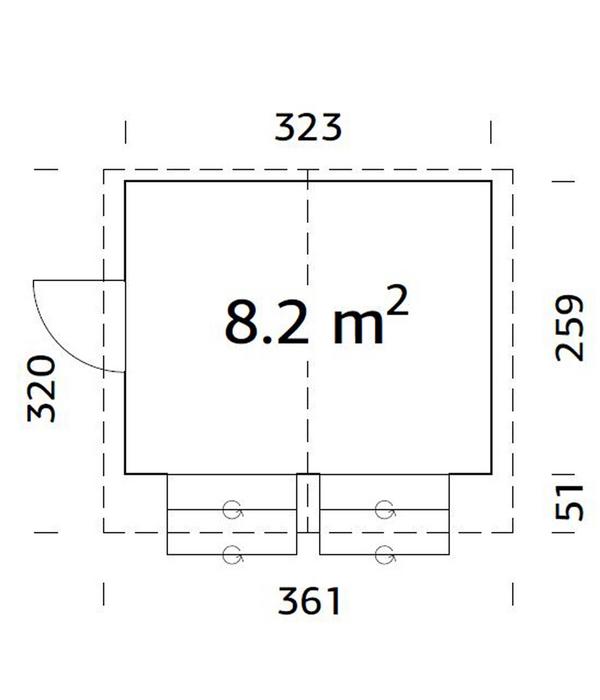 Palmako Marktstand Stella