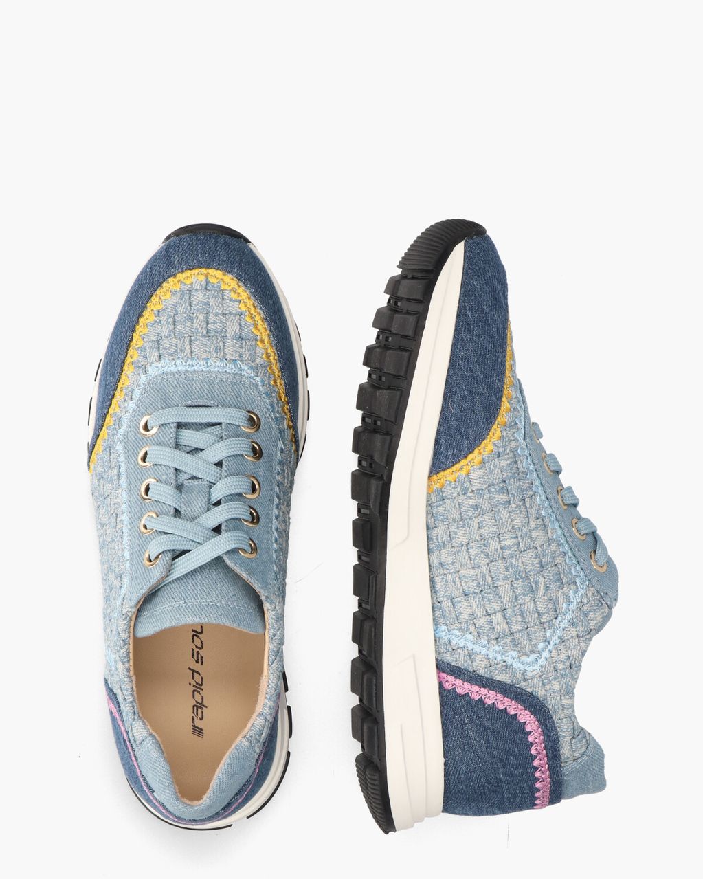 Rapid Soul Winna Jeansblauw Damessneakers
