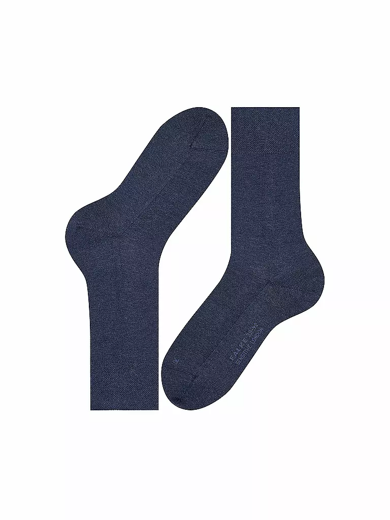 FALKE Herren Socken Sensitive London navy mel blau