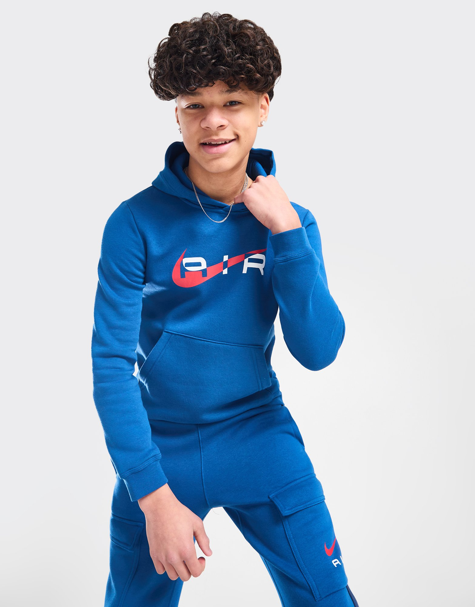 Nike Air Swoosh Fleece Hoodie Junior