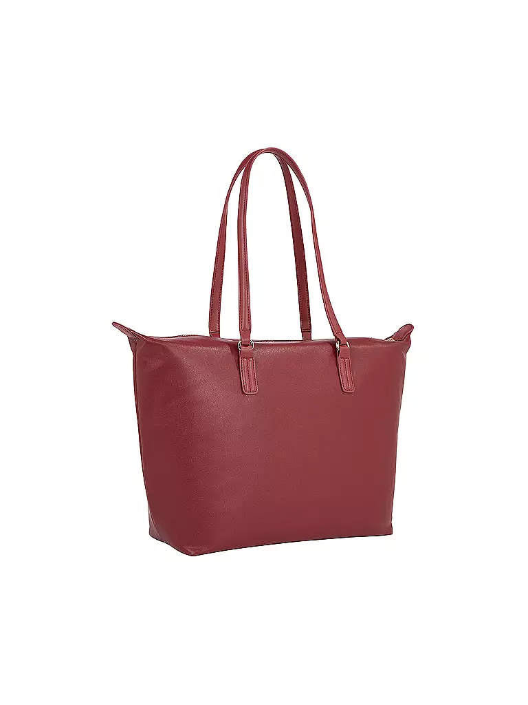 TOMMY HILFIGER Tasche - Shopper POPPY dunkelrot