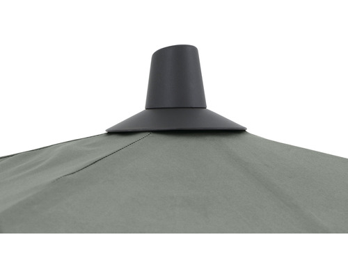 Middenmast parasol Siena Garden Avio 250 x 200 x 238 cm Polyester Aluminium antraciet olijf Handzwengel kantelbaar rechthoekig