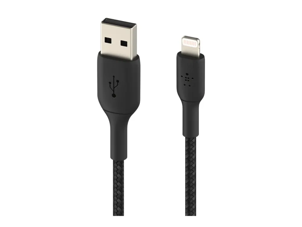 Belkin BoostCharge - Lightning-kabel - Lightning han til USB han - 1 m - sort