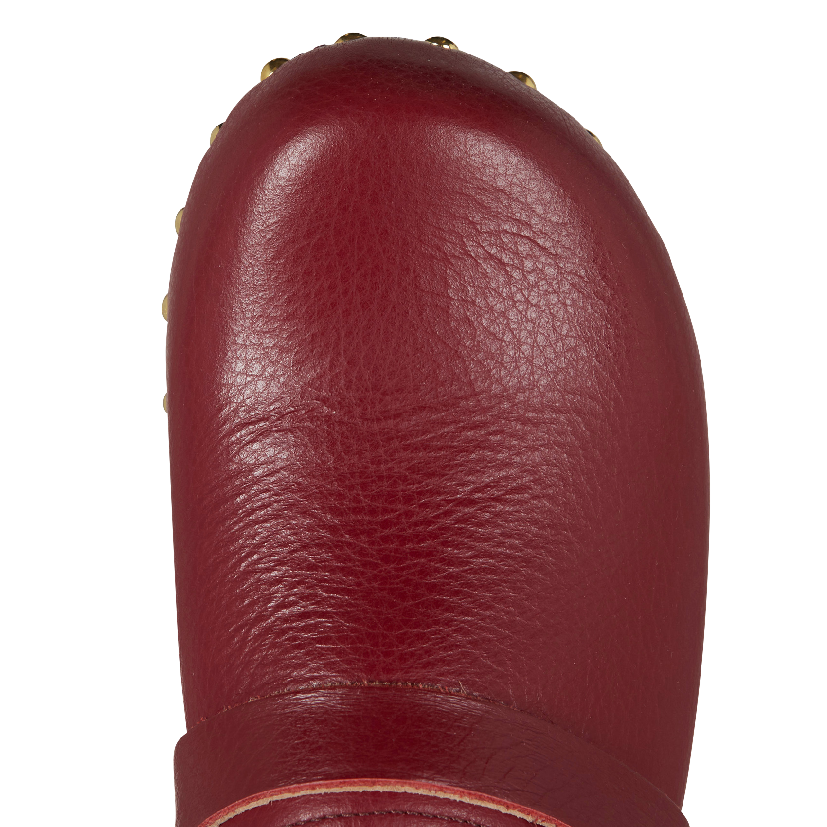 YREN ROCK - Sabots en cuir de vachette | Violet