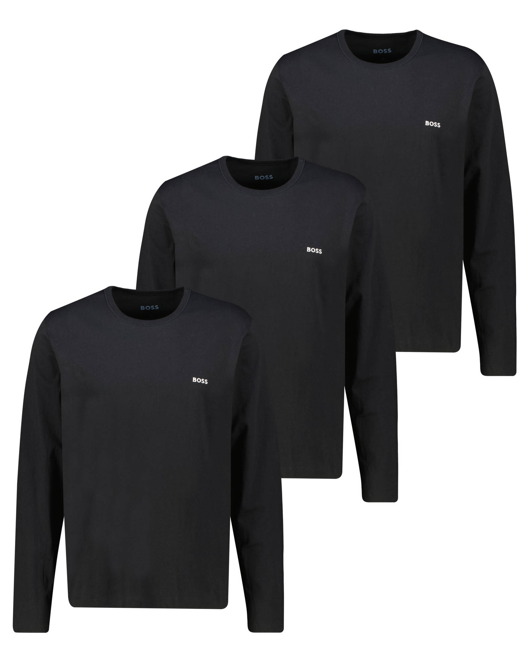 BOSS| Herren Langarmshirts 3er-Pack