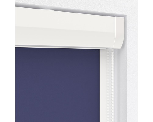 Soluna verduisterend rolgordijn V34 met cassette, blauw, 40x175 cm