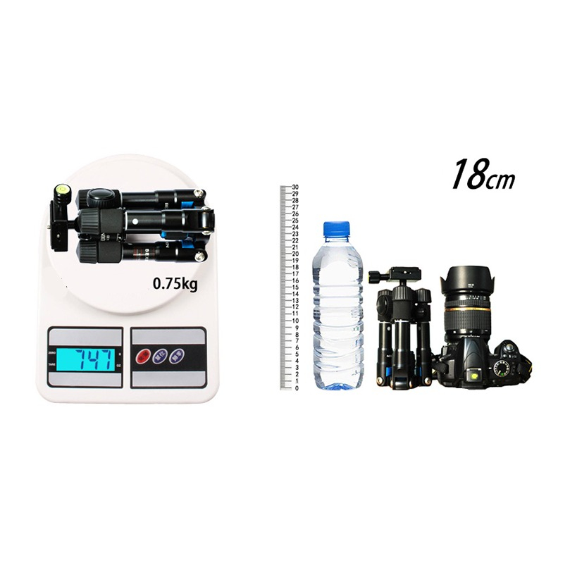 (48cm) Reise Foto / Video Tripod Dreibein Stativ Halterung mit 1/4