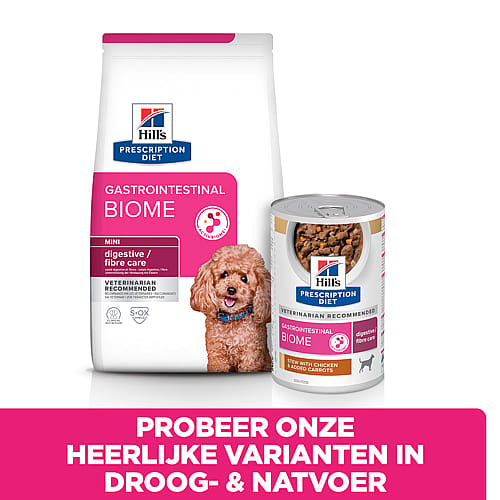 Hill's Prescription Diet Gastrointestinal Biome Mini hondenvoer met Kip | 6 kg | 12263.2