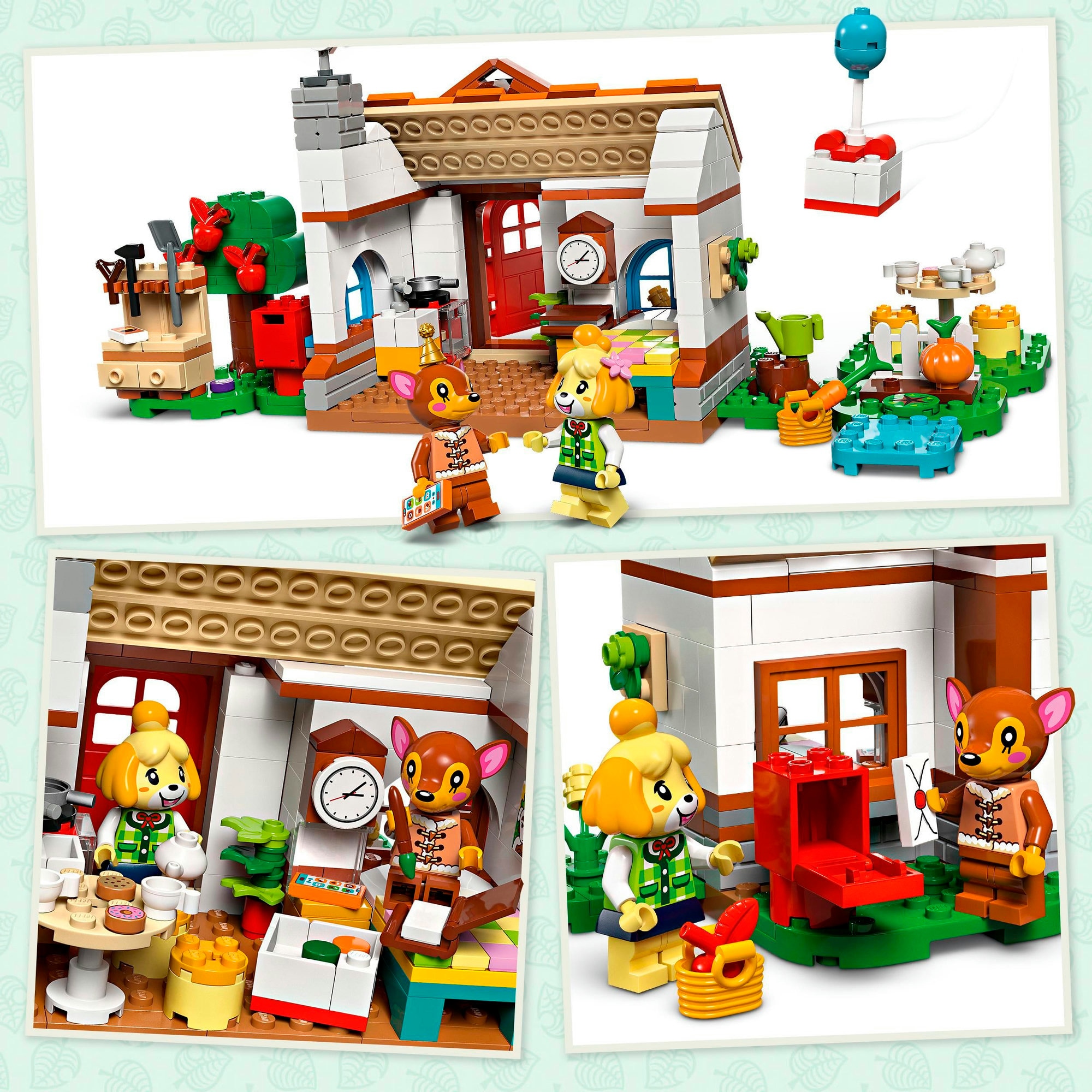 LEGO Konstruktionsspielzeug Animal Crossing Besuch von Melinda
