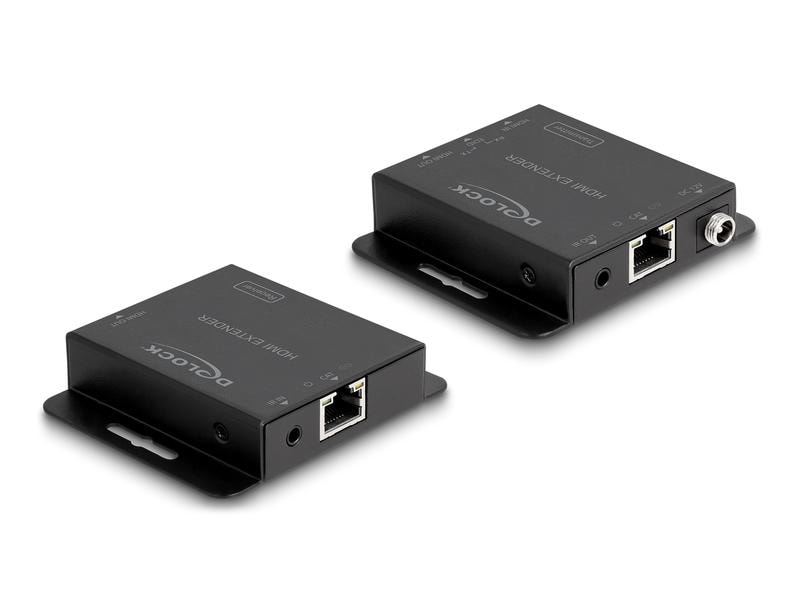 Delock HDMI Extender Set 4K 30Hz Delock HDMI Extender Set über Cat.6 Kabel 4K 30 Hz